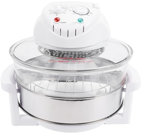 Pssopp Turbo-Fritteuse, Halogen-Ofen, Multifunktionsherd für Heimküchen, Familienfeiern, Restaurants, Imbissstände (EU-Stecker 220 V)