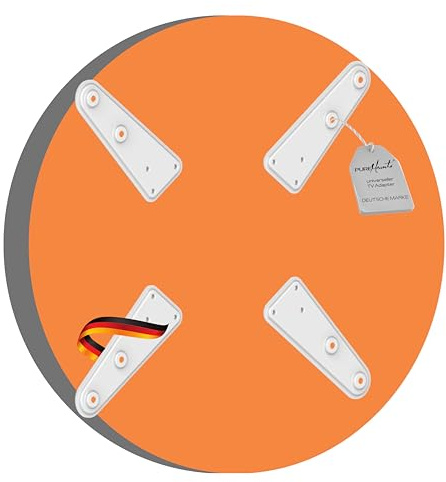 PureMounts Universeller VESA Adapter VESA 200x200 bis 400x400, 4-teilig, weiß - TV-Halterung, Fernseher-Zubehör, Wandmontage, 30kg Traglast, Stahl, für Fernseher, Monitor