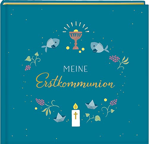 Eintragalbum – Meine Erstkommunion: petrol