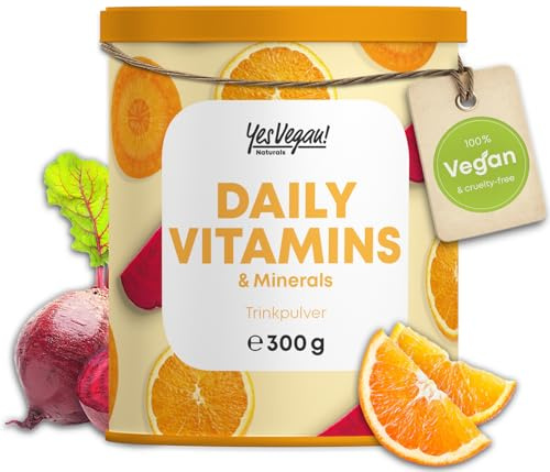 Multivitamin A-Z & Mikronährstoffe Trinkpulver (30 Portionen - Tropical Flavor) Daily Vitamins Pulver mit Vitamin A, C, D3, E, K2, B1, B2, B5, B6, B12, Magnesium, Immunsystem stärken