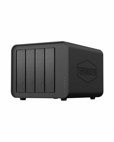 TERRAMASTER D4-320 Externes Festplattengehäuse - 4fach USB 3.2 Gen2 10Gbps Typ-C USB Speicher Hot Swappable Plug and Play (Diskless)