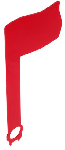 VILLCASE Briefkasten als Stilvolles Briefkastenzubehör Moderner Acryl Flaggenhalter mit Drehbarer Roter Kleiner Flagge Einfach zu Reinigen für Büro und Zuhause