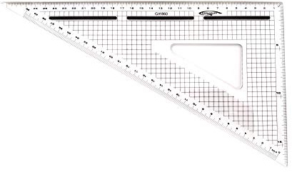 GRAPHOPLEX Schnittwinkel mit Skala, 60°, 30 cm