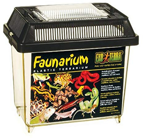 Exo Terra Faunarium, Allzweckbehälter für Reptilien, Amphibien, Mäuse und Insekten, mini, 18 x 11 x 12,5cm