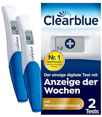 Clearblue Schwangerschaftstest Frühtest, Wochenbestimmung, 2 pregnancy test
