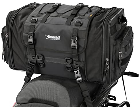 BAIGIO Motorrad Hecktasche Gepäckrolle 40-60L Erweiterbar Heck Wasserdicht | BAIGIO Motorrad Hecktasche Gepäckrolle 40-60L Erweiterbar Wasserdicht Heck Multifunktional Reisetasche Rücksitztasche hinten