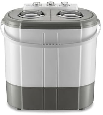 Wiltec Camping Waschmaschine 230 W 60 x 36 x 60 cm, Mini Waschmaschine für bis zu 3,0 kg Wäsche, Reisewaschmaschine mit 2,0 kg Schleuderkapazität