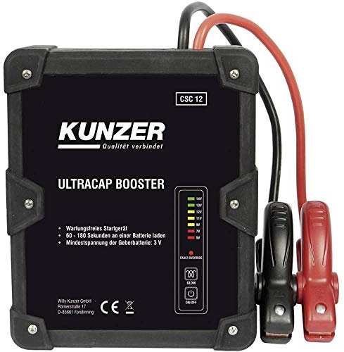 KUNZER CSC 12 Auto Starthilfe Ladegerät Booster für PKW