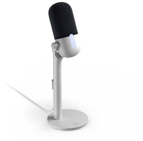 Elgato Wave Neo – USB Kondensatormikrofon, Stummschalten per Tippen, für Gaming, Streaming, Konferenzen, Sprachaufnahmen auf Teams/Zoom/OBS/Twitch/YouTube etc. Laptop, PC, Mac, iPad, iPhone