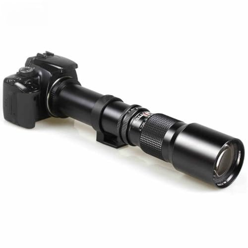 JINTU 500-1000mmTeleobjektiv EF Objektiv Manueller MF Objektiv für Canon T8i/T7i/T7/T6i/T5/T3i/T3/T2i/XSi 4000D 2000D 1500D 1300D 1200D 850D 800D 750D 600D 500D 550D DSLR Kameras Objektive EF/EF-S