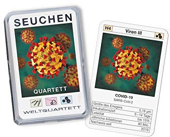 Unbekannt Quartett 'Seuchen' +++ Weiß +++ Weltquartett