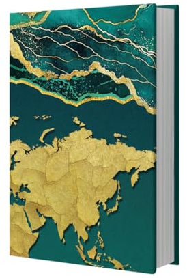 NBEADS Dehnbarer Taschenbuch Buchumschlag 25x40cm World Schutzhülle Für Buch Wiederverwendbar Elastisch Für Die Meisten Hardcover Bücher