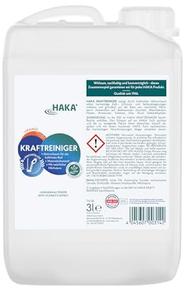 HAKA Kraftreiniger Nachfüller, Bad & Dusche, 3 L, Kalk- & Schmutzlösekraft