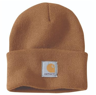 Carhartt Workwear Beanie Mütze Watch Hat, Arbeitsmütze, Braun, mittel