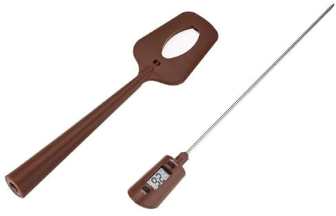 Nimomo Schokoladen Thermometer, Zuckerthermometer Schokoladen, Schokolade Digitales Thermometer, Zuckerthermometer, Süßigkeitenthermometer für Saucen, Sirup, Cremes