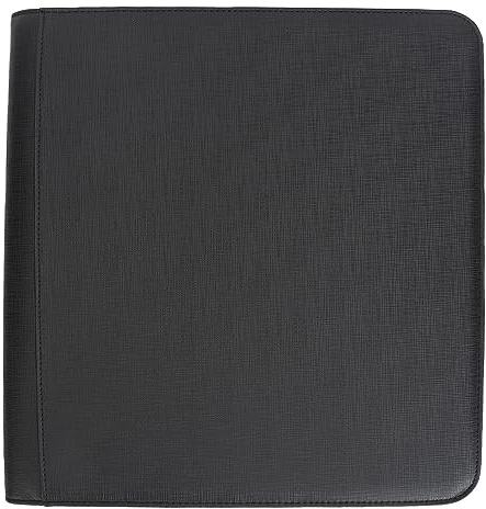 EVTSCAN Sammelkartenalbum Mit Reißverschluss, PU Und PP, Transparent, 480 Karten, Schwarz, Wasserdichter Sammelalbum-Displayhalter, Für Gaming-Karten