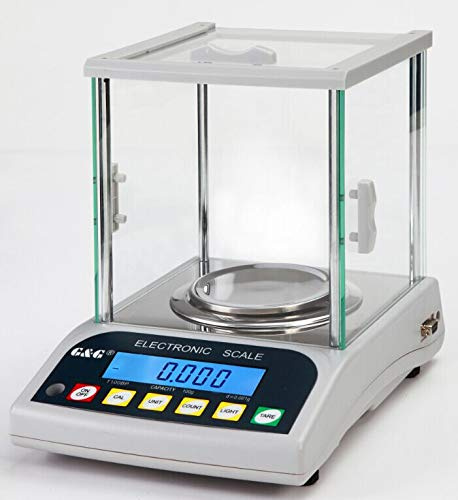 G&G PLC -BC 100g/0,001g Feinwaage,RS232 Anschluss, Präzisionswaage Tischwaage laborwaage Industriewaage