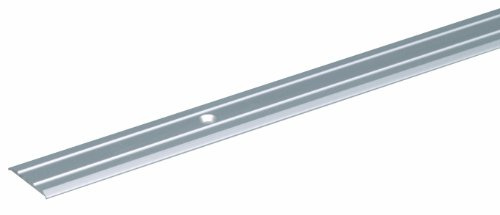 Alberts 484132 Übergangsprofil | mit zwei Rillen | Aluminium, silberfarbig eloxiert | 900 x 25 mm, Silber