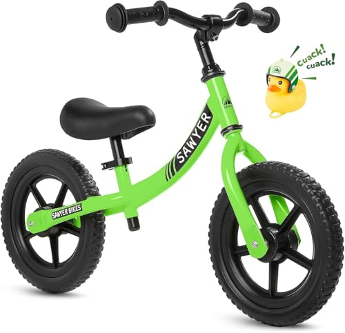 Sawyer Bikes - Ultraleichtes Laufrad - Kinder 2, 3, 4 und 5 Jahre (Grün)