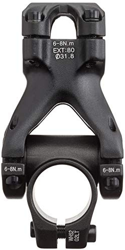 ergotec Vorbau Swell RE, Ahead 28.6/31.8, 80mm, AL6061 T6 winkelverstellbar, schwarz sand, 40276000