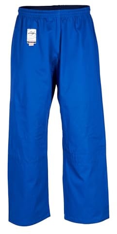 Ju-Sports Judohose 160 to Start Blau I Leichte Judohose mit Gummitbund, Zusatzschnürung & Knieverstärkung I 100% Baumwolle I Auch für Sportarten wie Karate UVM.