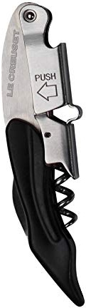 Le Creuset, Kellnermesser, Entfernung von Weinkorken, Schwarz, Metall/Polycarbonat, WT110, One Size, 59814011007061