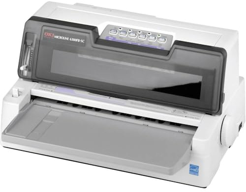 OKI Microline 6300 FB-SC Drucker - monochrom, dot-matrix, 304,8 mm (Breite), 360 dpi, 24 Pin, bis zu 450 Zeichen/Sek., parallel, USB