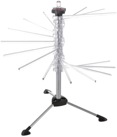 MARCATO Pasta Drying Rack, Platzsparender Teigtrockner, Kunststoff,Fresh Pasta Dryer, Foldable, Space-Saving, 16 Arms, Up to 2 kg of Pasta, Kitchen Accessory, Made in Italy. Model: Tcapasta