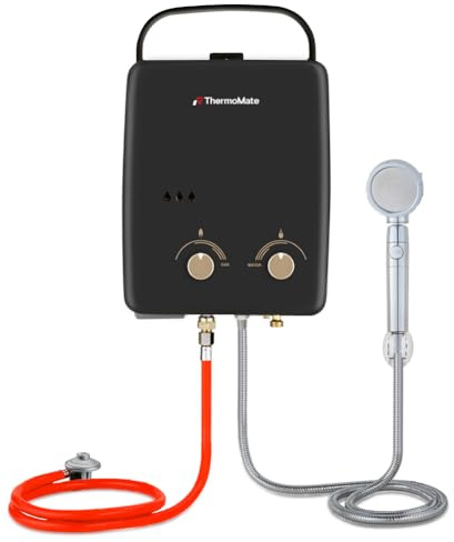 ThermoMate AZ132B 5L Tragbarer Propan-Wassererhitzer, 28/37 mbar