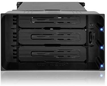 ICY DOCK flexiDOCK MB830SP-B - Wechselrahmen / Dock trägerlos für 3X 3,5 Zoll SATA/SAS Festplatte