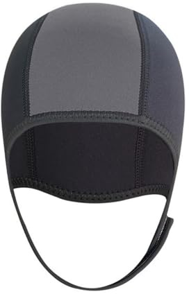 DONGKER Scuba Diving Hood Cap, 1 Stuck Neopren Neoprenanzug-Haube mit Kinnriemen, Thermo-Tauchhaube für Damen und Herren, Segeln, Wassersport