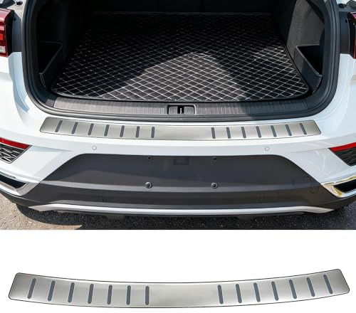Ladekantenschutz Kompatibel mit VW T-ROC 2017-2025 | Edelstahl Stoßstangenschutz