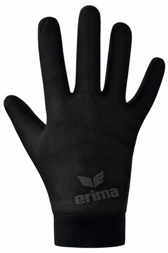 Erima Unisex - Erwachsene funktioneller Feldspielerhandschuh (2242401), schwarz, M