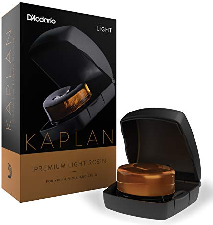 D'Addario Kaplan Premium Kolophonium mit Etui, Hell | Kaplan Premium Kolophonium bietet geschmeidige Bogenansprache, sicheren Grip, klare Artikulation und konstanten Streicherkla.