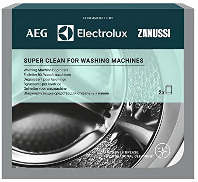 AEG M3GCP200 9029799310 Super Clean - Tiefenreiniger für Waschmaschinen. Enthält 2 Sachets.