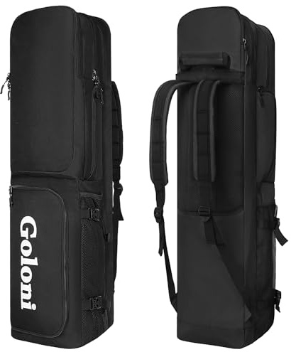 Goloni 4 Schläger Feldhockeytasche mit Schulterriemen, Stockrucksack mit Schuhfach, ideal für Feldhockey und Lacrosse Ausrüstung