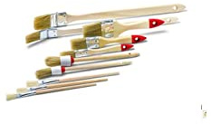 Yes Pinselset 10-teilig, je 3 Emaillackpinsel, 2 Ringpinsel, 3 Flachpinsel und 2 Heizkörperpinsel, 70391