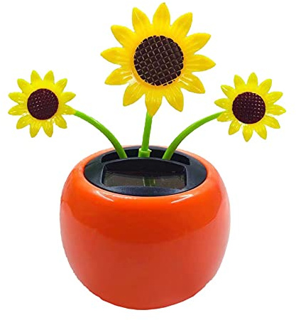 Solar Wackelblume Wackelblume Solarblume Solar Wackelblume Blume,Solar Wackelfigur,Solar Tanzende Blume Solarblume Wackelfigur Wackelblume Solar Solarbetriebene Wackelblume Für Auto Haus Oder Büro