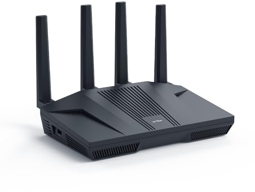 GL.iNet GL-MT6000(Flint 2) WiFi 6 Router | Gaming-WLAN-Router | 2 x 2,5G Multi-Gig-Port + 4 x 1G Ethernet-Ports | Massengerätekonnektivität | Schnelles OpenVpn & WireGuard | 802.11ax