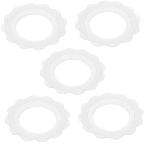 Toyvian 5stücke Schweißresistente Brustabdeckung Stillcups Rutschfest Brustschutz Zum Stillen Weicher Silikonring Rutschfeste Brustschutzabdeckung Stillbedarf Sommerstillen Silikon Brustsc