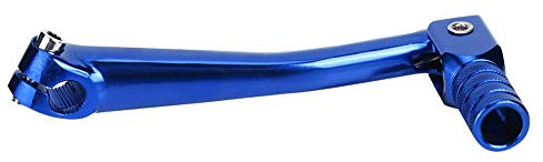 Reminnbor Schalthebel CNC Schalthebel Aluminium Motorrad Klappschalthebel Schalthebel Modifikationszubehör für Motorrad Dirt Bike 150x65mm (Blau)