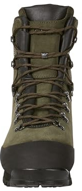KOX Schnittschutzstiefel/Schnittschutzschuhe TRE Olivgrün Größe 43 | S3 | Forst | Atmungsaktive Polsterung | Wasserdicht