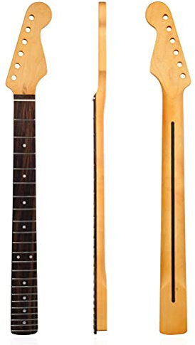 E-Gitarre-Hals Mit 22 Fret-Ahorn-Griffbrett für Fender, DIY-Teile und Ersatz