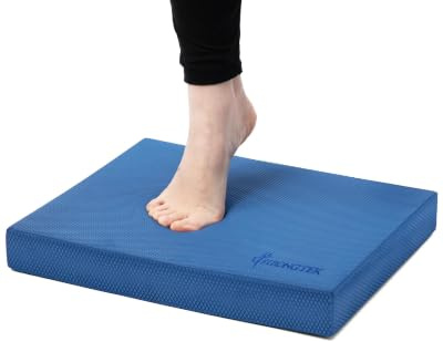 StrongTek Professional Foam Exercise Balance Pad.15.8 x 13 x 2, High Density TPE Schaum Kniepolster, rutschfest, wasserfest, für Balance Training, Physiotherapie, Yoga und mehr