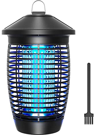 PALONE Insektenvernichter Elektrisch, Mückenfalle 20W 4500W UV Mückenlampe Mückenschutz, Fliegenfalle Elektrisch Fliegenfänger Insektenfalle Ungiftig Geruchsneutral für Innen und Traufe