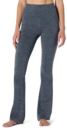 Amazon Essentials Damen Active FormFlex Bootcut-Leggings, Butterweich, mit Ausgestelltem Beinausschnitt, Hoch Tailliert mit 80,0cm Innennahtlänge