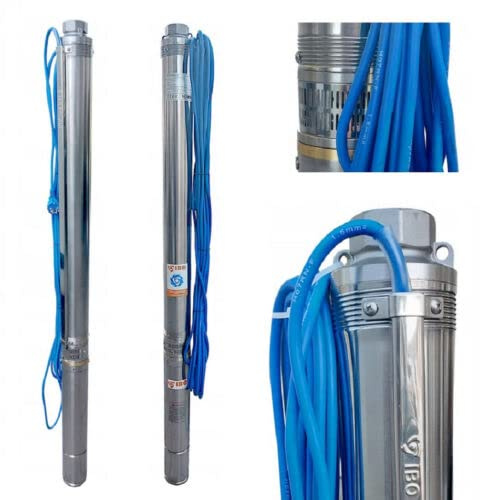 Hochwertige IBO 3,5 Tiefbrunnenpumpe 6600L/h - 9,2 bar sandverträglich 5%