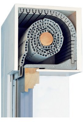 Rollladenkastendämmung DiHa Kombi Flex TF (Verschlußdeckel 240 x 1000 mm, Dämmmatte 25 mm)
