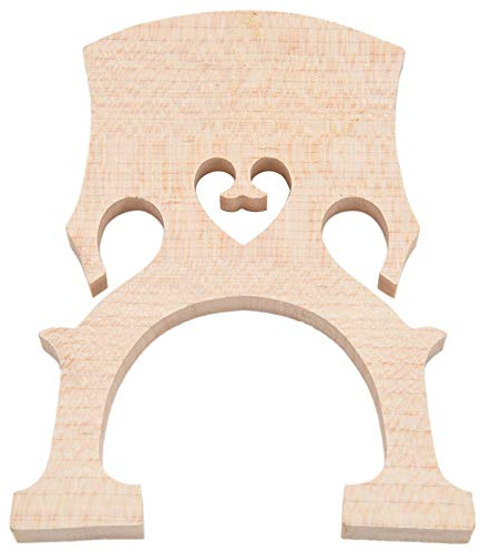 Quystetes Professionelle Cellobrücke für 3/4 Cello-Größe, exquisites Ahornmaterial