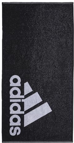 adidas Unisex Swim S Handtuch, Black/White, One Size